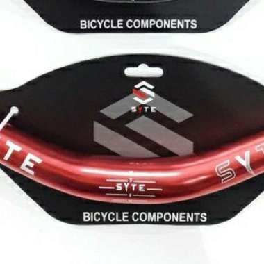 STANG STIR HANDLEBAR SEPEDA MTB SYTE OVERSIZE ALLOY WARNA CHROME 780MM RED