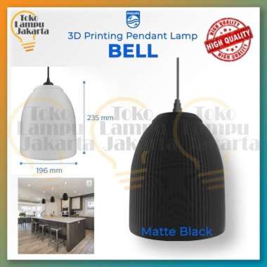 Lampu Gantung Philips 3D Printing dekoratif Bell