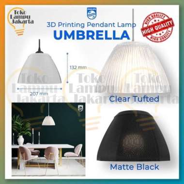 Lampu Gantung Philips 3D Printing dekoratif Umbrella