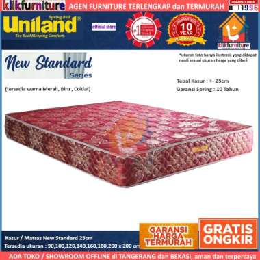 Kasur / Matras New Standard 25cm Uniland Springbed 140 x 200
