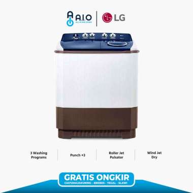 LG - MESIN CUCI 2 TABUNG 12 KG - P1200RT