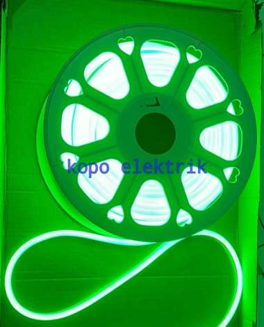 Lampu Strip LED Flexible / Neon Flex Lampu Selang Warna Hijau