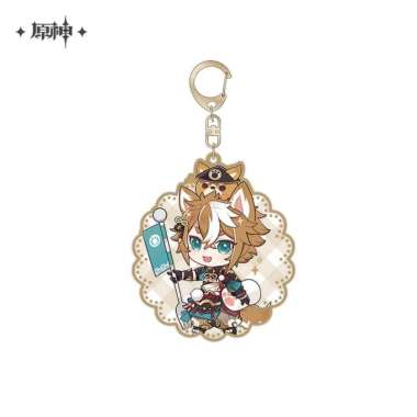 Gorou Chibi Genshin Offline Store Theme Acrylic Keychain 6cm - Genshin Impact