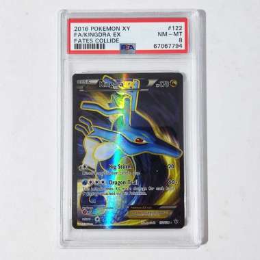 Kingdra EX 122/124 Fates Collide PSA 8 - Graded Pokemon Card