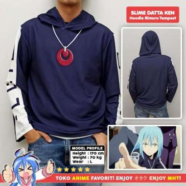 Jaket Hoodie Anime Tensei Shittara SLIME Rimuru Tempest FULL PRINT XXXL