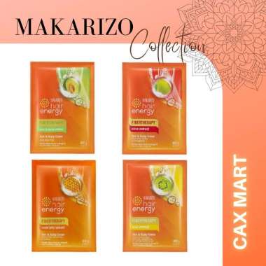MAKARIZO Hair Energy Fibertherapy Hair & Scalp Creambath 60 Gram Royal Jelly