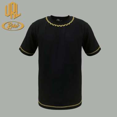 Rider x Verrel RV02TS - Kaos Pria Premium Round Neck Warna Hitam isi 1 Pcs XXL