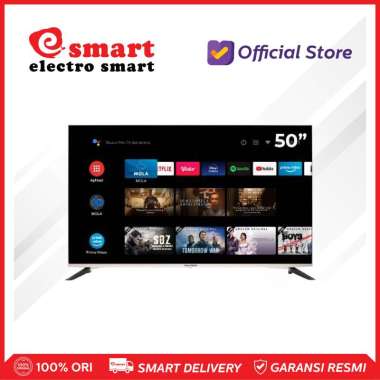 [ PROMO CUCI GUDANG ] POLYTRON ANDROID TV 50 INCH PLD 50AG9953