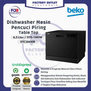 Mesin Cuci Piring Beko DTC36610B Dishwasher