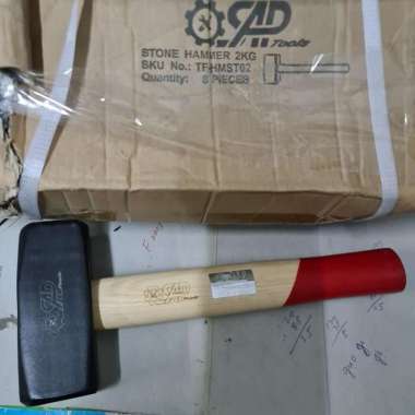 palu bogem batu 2000g stone hammer 2kg