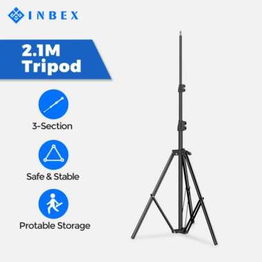 INBEX 210cm 2.1m Collapsible Light Stand for LED / Studio Lighting