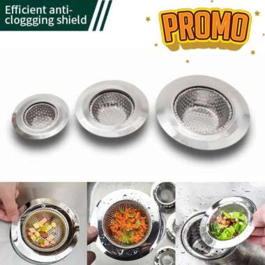 Saringan Penutup Lubang Wastafel Bak Cuci Piring Sink Drain Hole Diameter 9 Cm