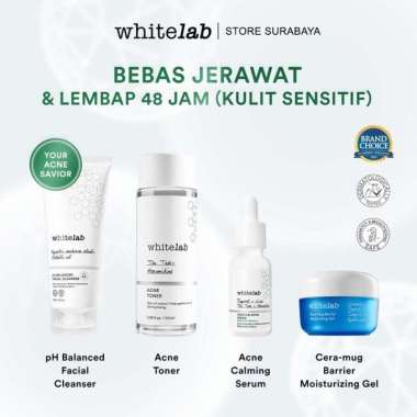 Whitelab Paket Acne (Kulit Sensitif) - Kulit Jerawat