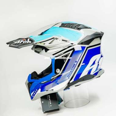 AIROH Aviator 3 LEAGUE Blue Gloss XXL