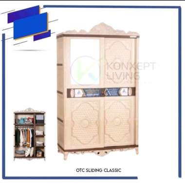 Lemari Pakaian 2 Pintu OTC Sliding Olymplast Classic - OTC SLIDING CLASSIC