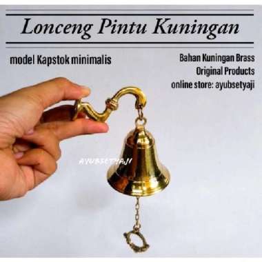 Lonceng Kuningan Bel pintu Kapstok minimalis antik kuningan Lonceng