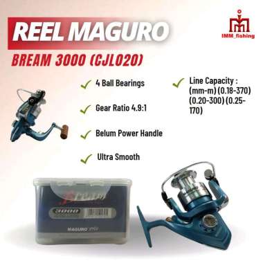 REEL MAGURO BREAM | Alat Gulungan Pancing | Spinning 3000