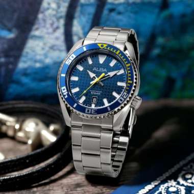 Jam Tangan Pria Alba Original/Jam Tangan Alba Pria/Jam Alba Pria Original/Jam Alba Pria/as9n97x1 Sil