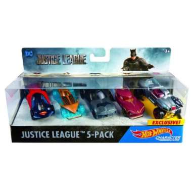 Toys Hot Wheels DC Justice League 5-Pack Exclusive.