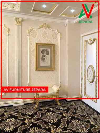 kursi stool ukir jati-sofa stool jati klasik-kursi santai ukir jati