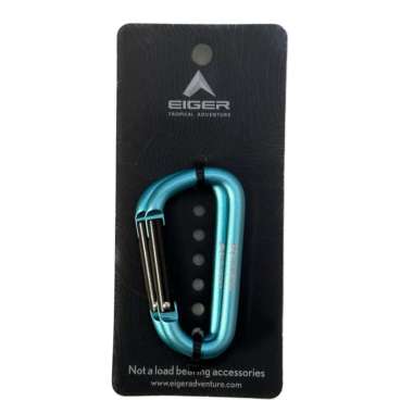 EIGER 6 MM D CARABINER 2 PCS - TOSCA