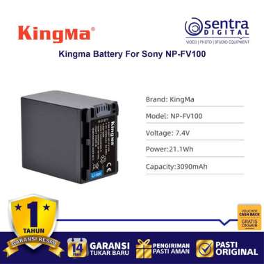 Kingma Battery NP-FV100 for Sony Handycam
