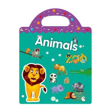 FG Buku Stiker Anak Reusable Sticker DIY Bag Style Book Sticker Puzzle Sticker Activity Book Mainan 