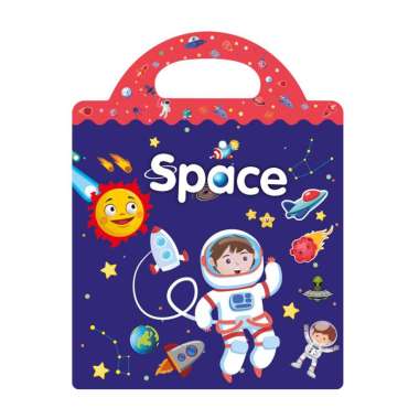 FG Buku Stiker Anak Reusable Sticker DIY Bag Style Book Sticker Puzzle Sticker Activity Book Mainan 