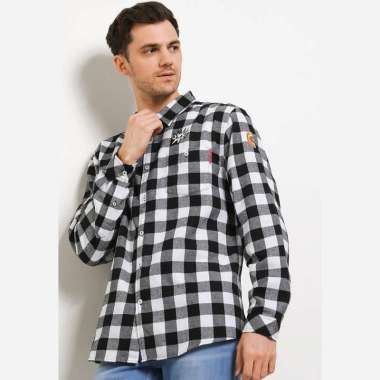 Hush Puppies Kemeja Pria Liunic Cerny Black Black L