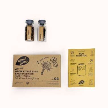 Grow Kit / Paket Tanam - Pak Choy & Kangkung