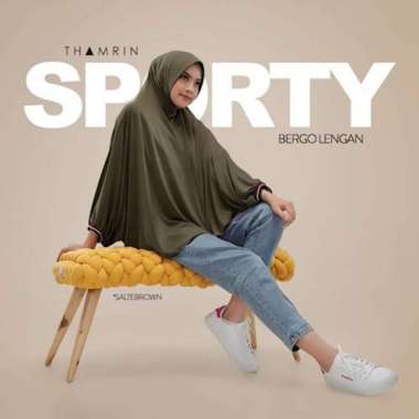 bergo lengan sporty THAMRIN Hijab Bergo ARMY