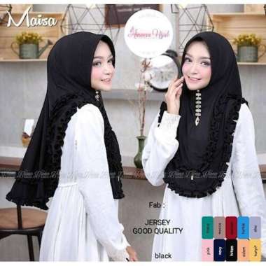 Bella Jilbab Instan Murah JIlbab Khimar Syari Grosir Jilbab NAVY