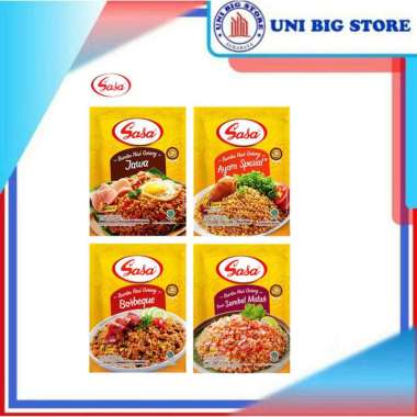 Sasa Bumbu Nasi Goreng Ayam Spesial Jawa BBQ Sambal Matah 20 gr Ayam Spesial