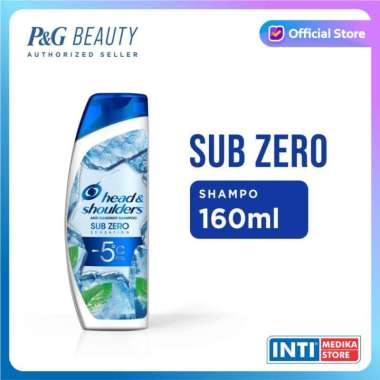 HEAD & SHOULDERS - Shampoo Anti Dandruff SUB ZERO 160ml Shampo Ketombe