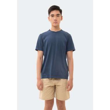 MANZONE Kaos Pria Lengan Pendek ROCKY - NAVY S