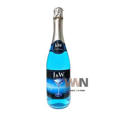 J&W Blue Cocktail Sparkling Juice 750ml