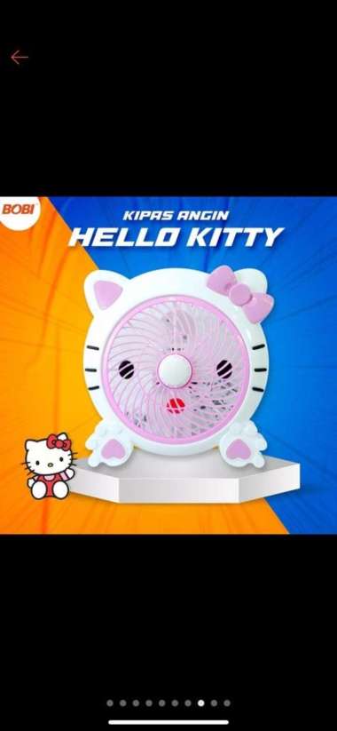 KIPAS DUDUK SANEX KIPAS ANGIN KECIL HELLO KITTY KK-803