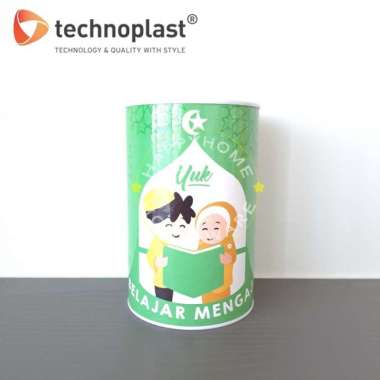TECHNOPLAST COIN BANK / CELENGAN KALENG 99 X 155 MM TEMAN NAJMA NAJMA HIJAU