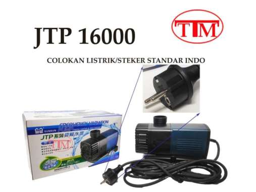 Jtp 16000 Sunsun Original Pompa Celup Hemat Listrik 24 Jam Nonstop