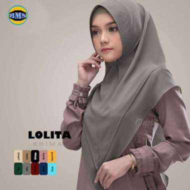 HIJAB KHIMAR SYARI CERUTY LOLITA / KHIMAR SISESA / JILBAB SAFETY ABU