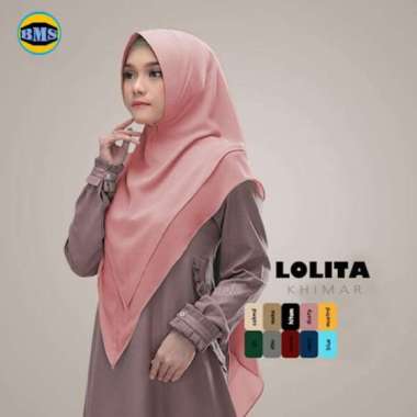 HIJAB KHIMAR SYARI CERUTY LOLITA / KHIMAR SISESA / JILBAB SAFETY DUSTY