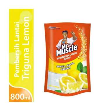 Mr Muscle Pembersih Lantai Keramik Wangi Lemon Fresh 720 Ml