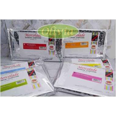 Mercolade Rainbow Compound Slice Coklat Warna Warni Banana