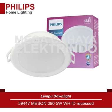 DOWNLIGHT LED PHILIPS 59447 MESON 3" 5W - LAMPU PLAFON KUNING 3000K