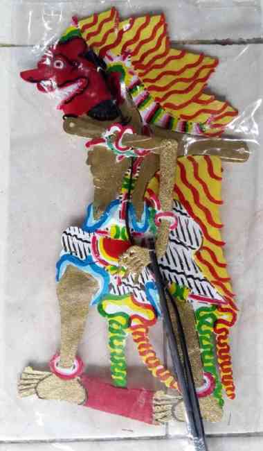 wayang kulit buto amral/rambut geni (50 cm)