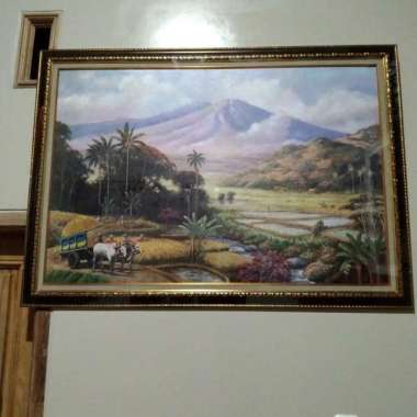 lukisan pemandangan alam