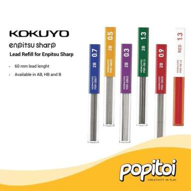 Kokuyo Lead Refill Enpitsu Mechanical Pencil Isi Ulang Pensil Mekanik 0.5 - B