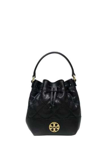 TORY BURCH Willa Mini Bucket Bag Black
