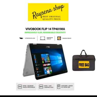 ASUS VIVOBOOK FLIP TP401MA -VIPS421 Touchscreen celereon N4020