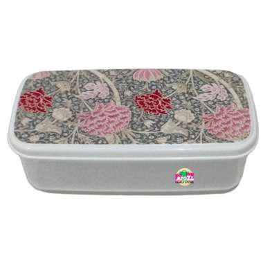 Morris Pattern Sealed Container 290ml Pink